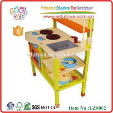 Ensemble de jeu de cuisine jouet de style nouveau style, Ensemble de cuisine en bois de haute qualité pour enfants